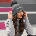 They Them Pom Pom Beanie Hat | Rainbow & Co