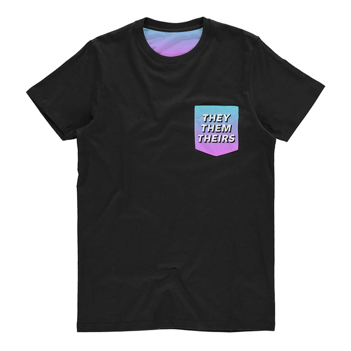They Them Pronoun T Shirt | Rainbow & Co