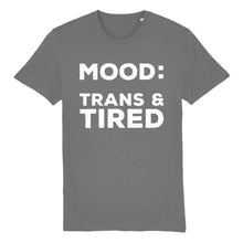 Load image into Gallery viewer, Trans &amp; Tired Pride Shirt | Rainbow &amp; Co