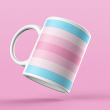 Load image into Gallery viewer, Transfeminine Pride Flag Coffee Mug | Rainbow &amp; Co