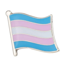 Load image into Gallery viewer, Transgender Flag Pin | Rainbow &amp; Co