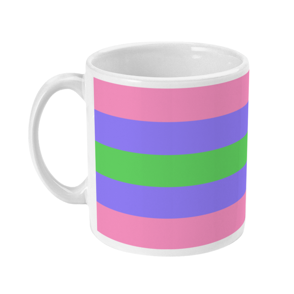 Trigender Flag Coffee Mug | Rainbow & Co