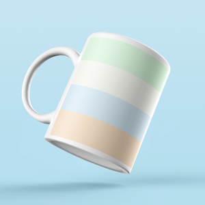 Unlabeled Pride Flag Coffee Mug | Rainbow & Co