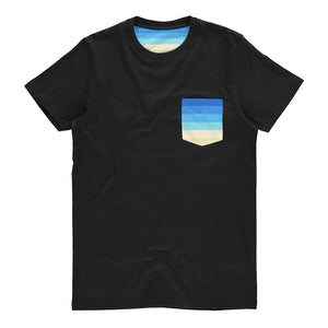 Uranic Pride Flag Pocket T Shirt | Rainbow & Co