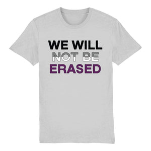 Won't Be Erased Asexual Pride Shirt | Rainbow & Co