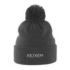 Xe Xem Pronouns Hat | Grey | Rainbow & Co