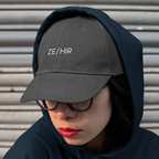 Ze Hir Pronouns Baseball Cap | Rainbow & Co