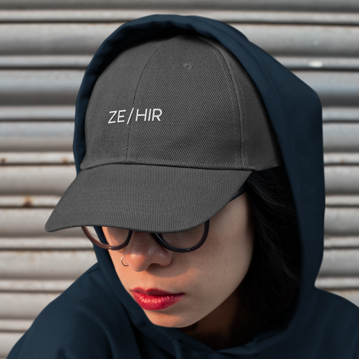 Ze Hir Pronouns Baseball Cap | Rainbow & Co