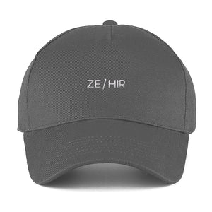 Ze Hir Baseball Cap | Grey | Rainbow & Co