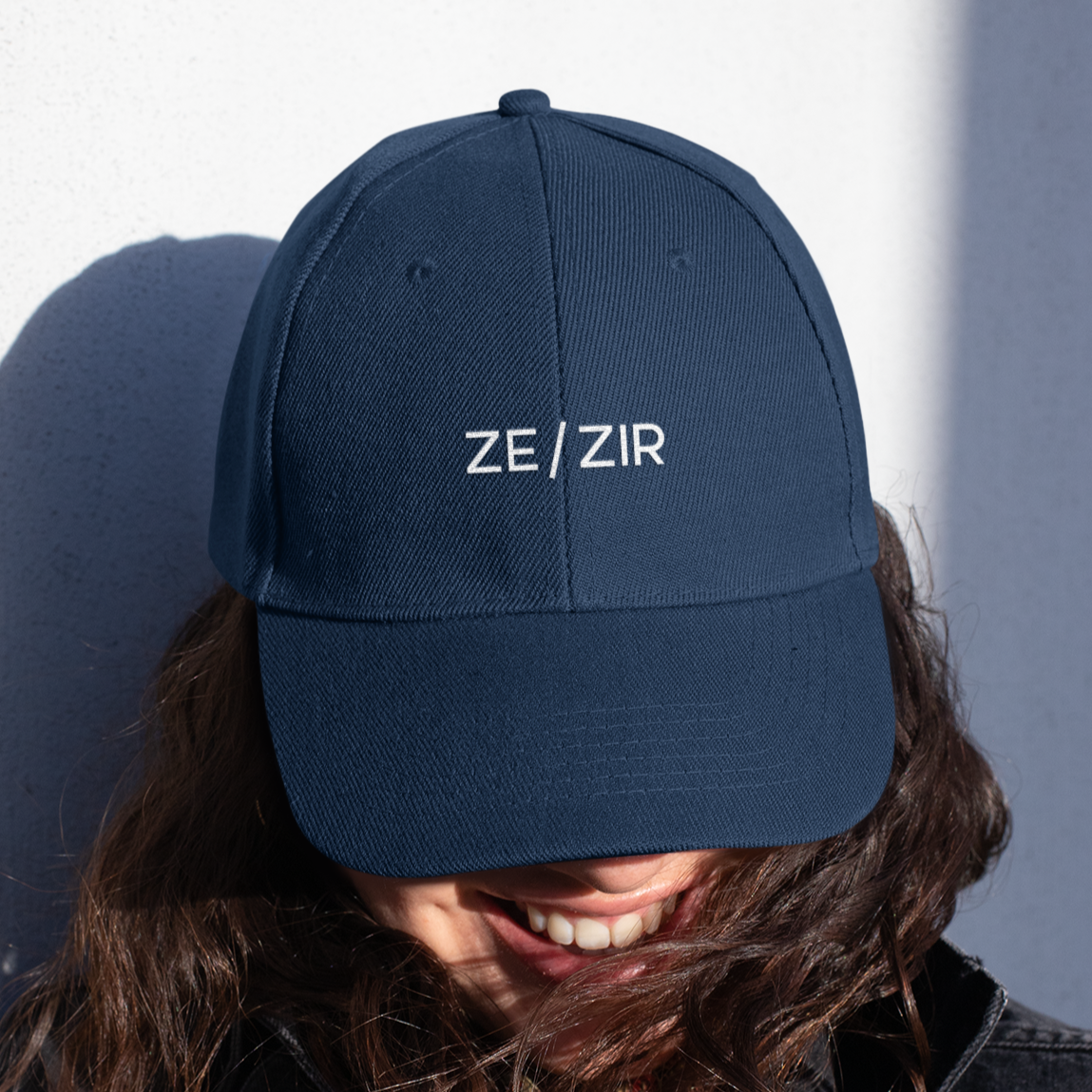 Ze Zir Pronouns Baseball Cap | Rainbow & Co