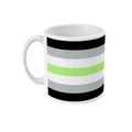 Agender Pride Flag Coffee Mug | Rainbow & Co