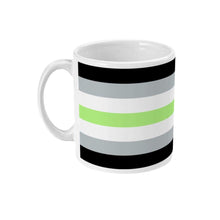 Load image into Gallery viewer, Agender Pride Flag Coffee Mug | Rainbow &amp; Co