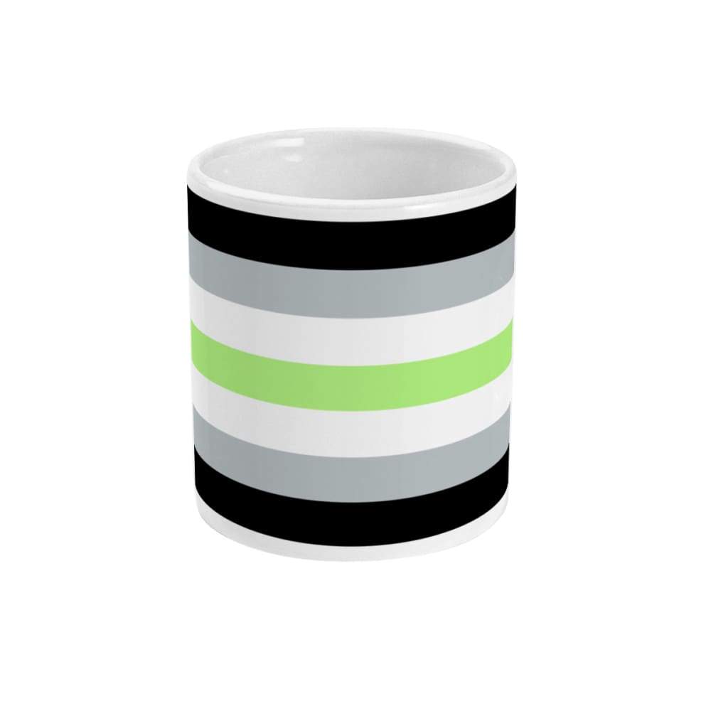 Agender Pride Flag Coffee Mug | Rainbow & Co