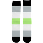 Agender Pride Flag Tube Socks | Rainbow & Co