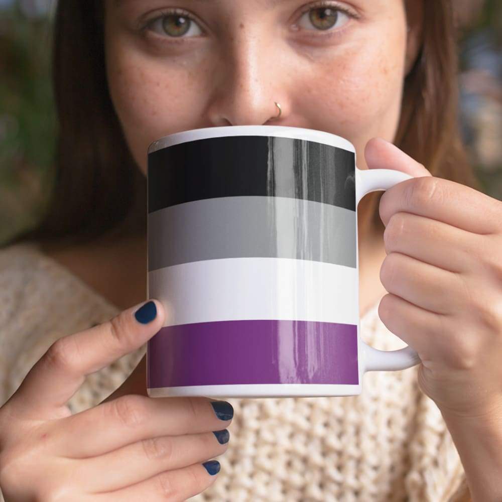 Asexual Pride Flag Coffee Mug | Rainbow & Co
