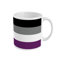 Load image into Gallery viewer, Asexual Pride Flag Coffee Mug | Rainbow &amp; Co