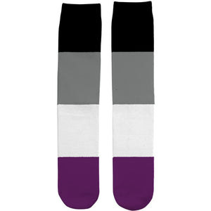 Asexual Pride Flag Tube Socks | Rainbow & Co