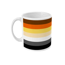 Load image into Gallery viewer, Bear Pride Flag Coffee Mug | Rainbow &amp; Co
