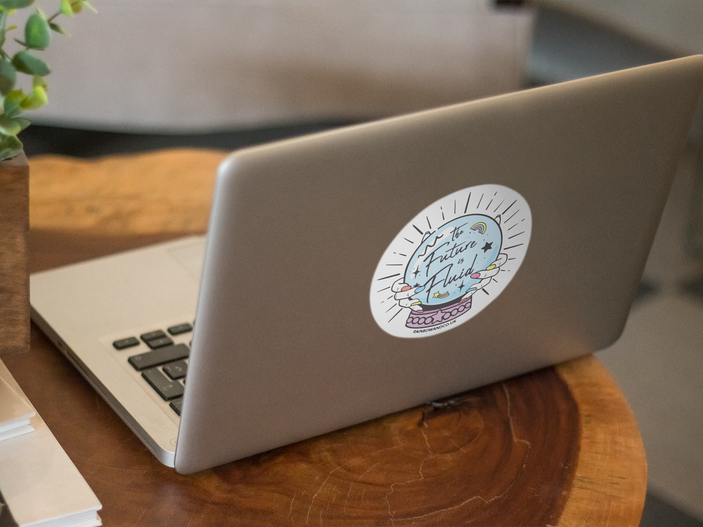 Non Binary Sticker | The Future is Fluid