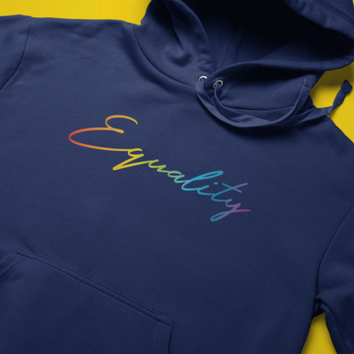 Equality Pride Hoodie | Navy | Rainbow & Co