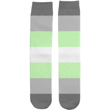 Load image into Gallery viewer, Demiandrogyne Pride Flag Tube Socks | Rainbow &amp; Co