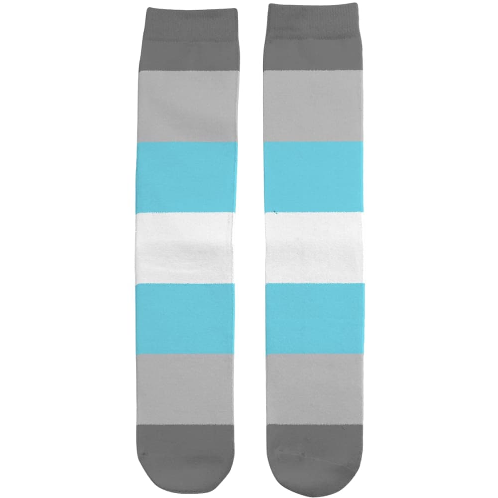 Demiboy Pride Flag Tube Socks | Rainbow & Co