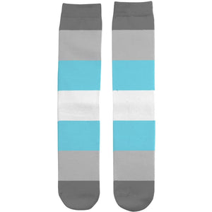 Demiboy Pride Flag Tube Socks | Rainbow & Co