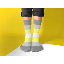 Load image into Gallery viewer, Demigender Pride Flag Tube Socks | Rainbow &amp; Co