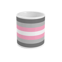 Load image into Gallery viewer, Demigirl Pride Flag Coffee Mug | Rainbow &amp; Co