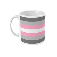 Load image into Gallery viewer, Demigirl Pride Flag Coffee Mug | Rainbow &amp; Co