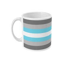 Load image into Gallery viewer, Demiboy Pride Flag Coffee Mug | Rainbow &amp; Co