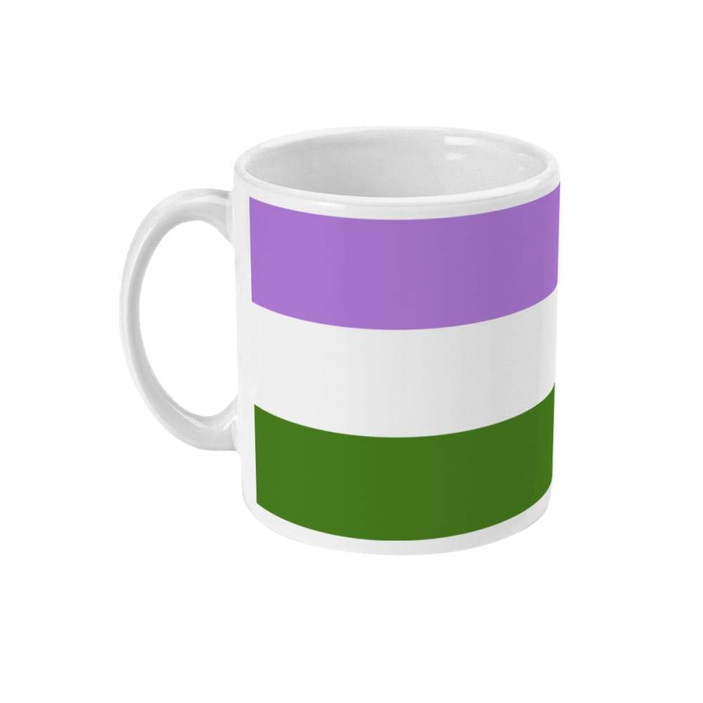 Genderqueer Pride Flag Coffee Mug | Rainbow & Co