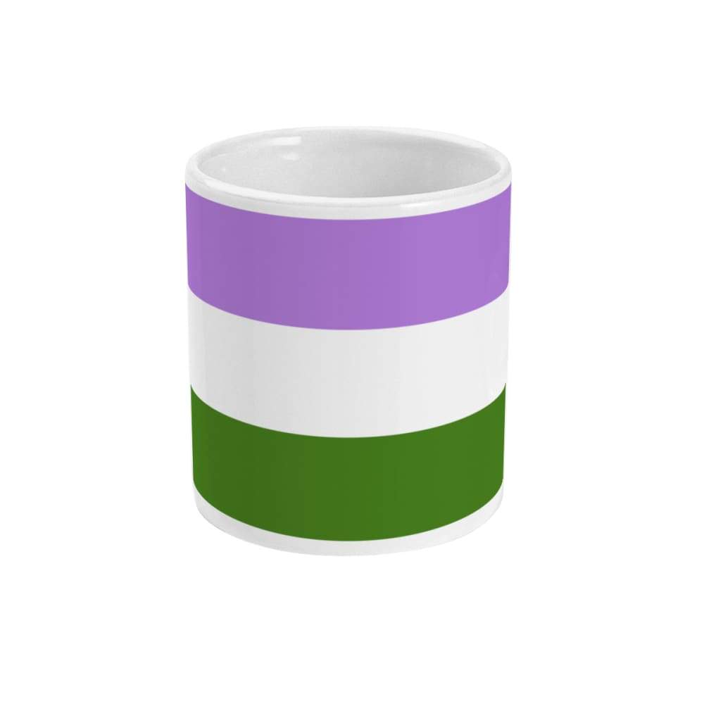 Genderqueer Pride Flag Coffee Mug | Rainbow & Co