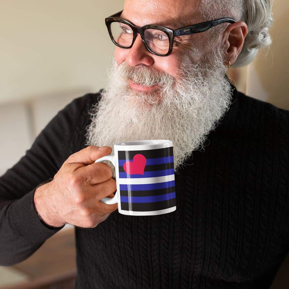 Leather Pride Flag Coffee Mug | Rainbow & Co