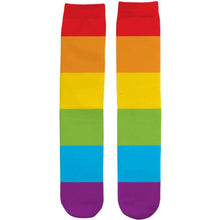 Load image into Gallery viewer, LGBTQ Pride Rainbow Flag Tube Socks | Rainbow &amp; Co