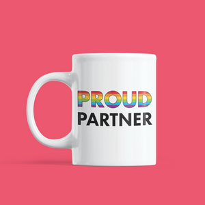 LGBTQ Couple Valentines Day Coffee Mug | Proud Partner