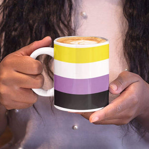 Non Binary Pride Flag Coffee Mug | Rainbow & Co