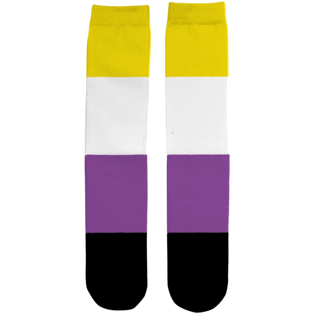 Non Binary Pride Flag Tube Socks | Rainbow & Co