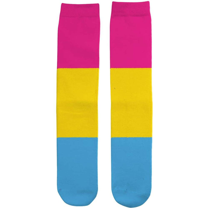 Pansexual Pride Flag Tube Socks | Rainbow & Co