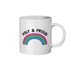 Poly & Proud Coffee Mug | Rainbow & Co