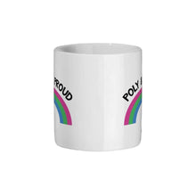 Load image into Gallery viewer, Poly &amp; Proud Coffee Mug | Rainbow &amp; Co