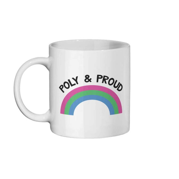 Poly & Proud Coffee Mug | Rainbow & Co