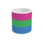 Polysexual Pride Flag Coffee Mug | Rainbow & Co