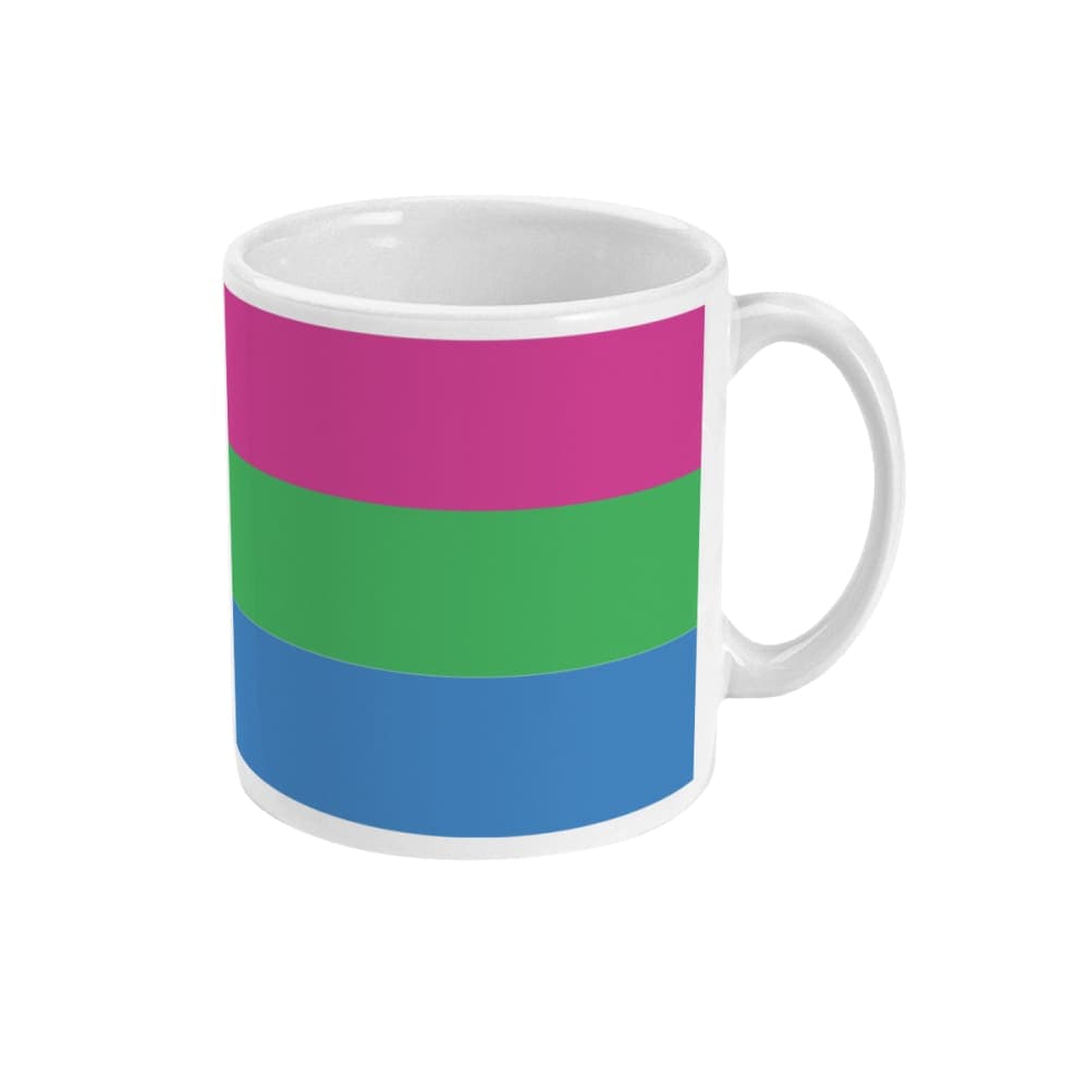 Polysexual Pride Flag Coffee Mug | Rainbow & Co