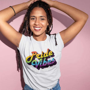 Pride Vibes Rainbow T Shirt | Rainbow & Co