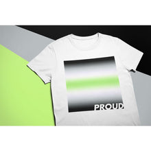 Load image into Gallery viewer, Proud Agender T Shirt | Rainbow &amp; Co