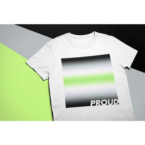 Proud Agender T Shirt | Rainbow & Co