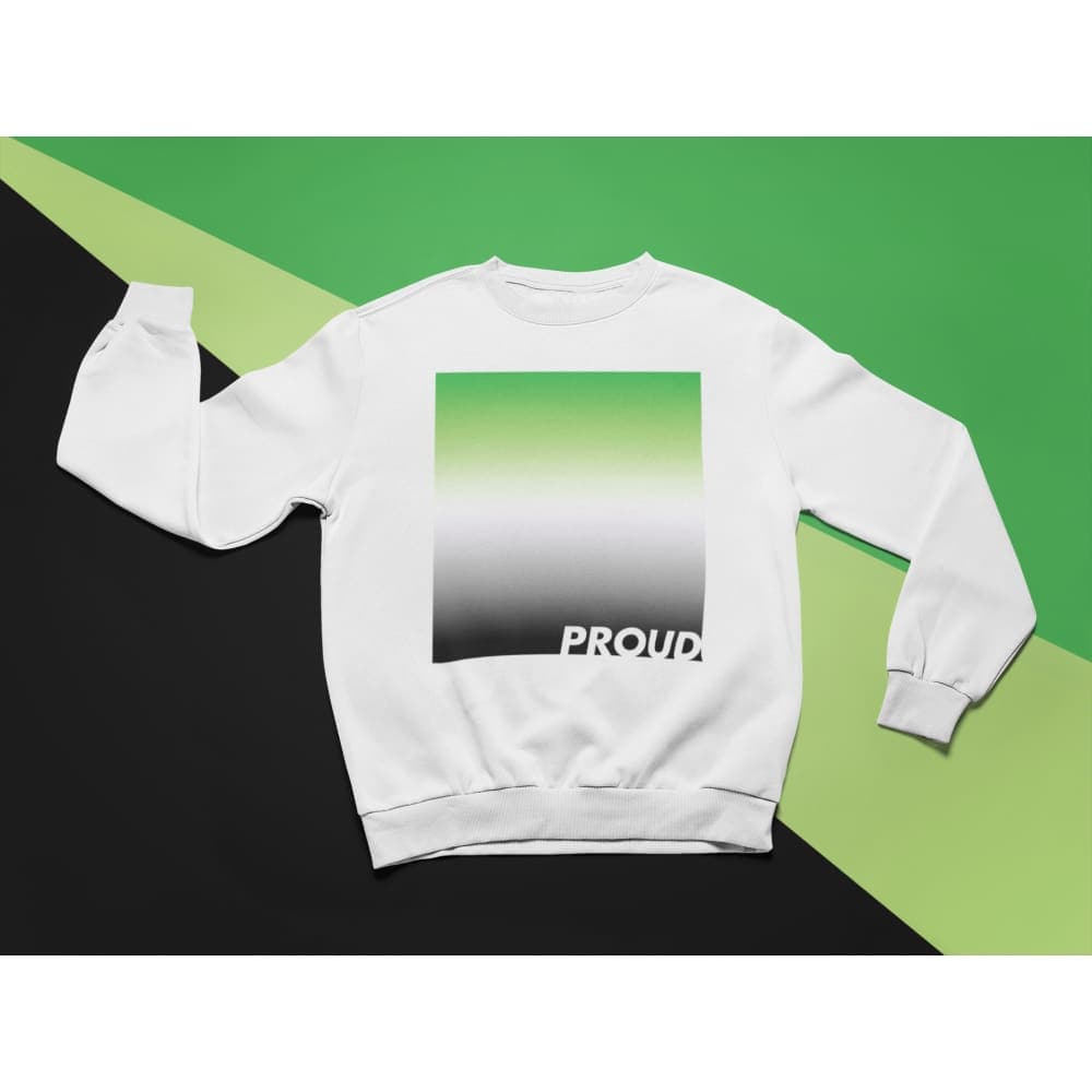 Proud Aromantic Sweatshirt | Rainbow & Co