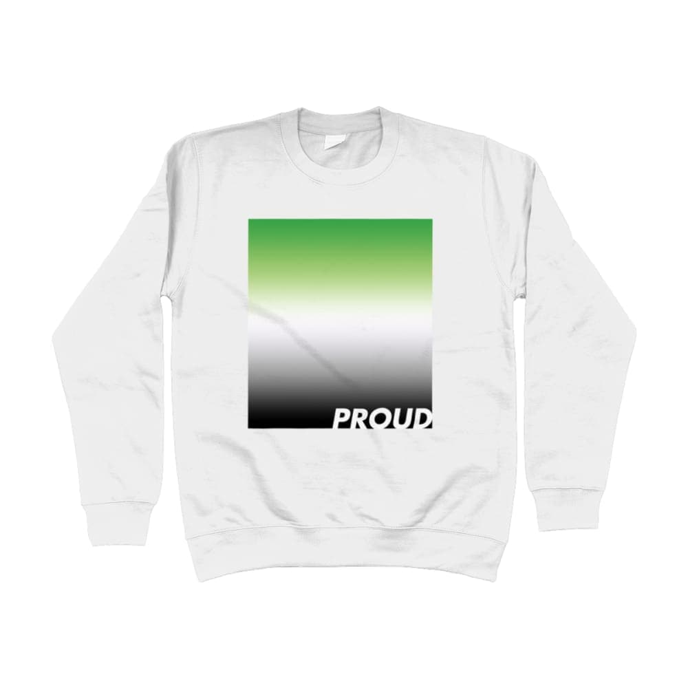 Proud Aromantic Sweatshirt | Rainbow & Co