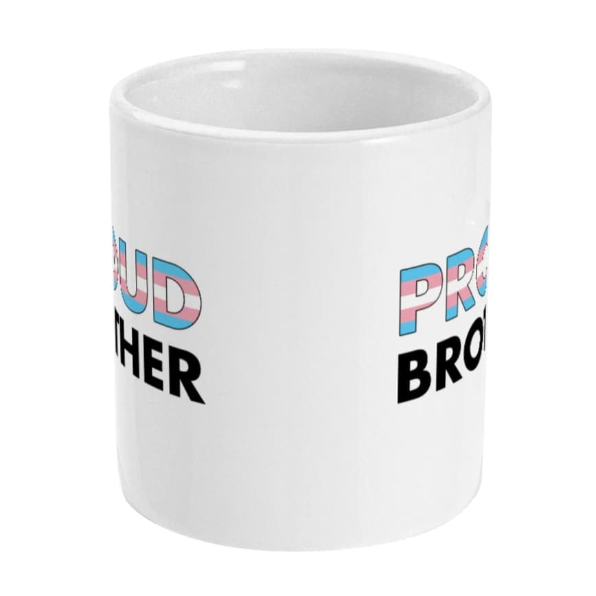 Proud Brother - Transgender Flag Mug | Rainbow & Co